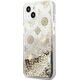 Guess Guess GUHCP13SLGPEGO iPhone 13 mini 5,4" złoty/gold hardcase Peony Liquid Glitter