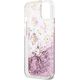 Guess Guess GUHCP13SLGPEPI iPhone 13 mini 5,4" różowy/pink hardcase Peony Liquid Glitter