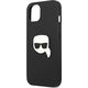 Karl Lagerfeld Karl Lagerfeld KLHCP13SPKMK iPhone 13 mini 5,4" czarny/black hardcase Leather Ikonik Karl`s Head Metal