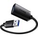 Kabel USB Baseus USB-A - USB-A 0.5 m Czarny (B00631103111-01)