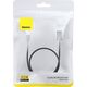 Kabel USB Baseus USB-A - USB-A 0.5 m Czarny (B00631103111-01)