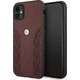BMW Etui BMW BMHCN61RSPPR Apple iPhone 11 czerwony/red hardcase Leather Curve Perforate