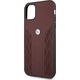 BMW Etui BMW BMHCN61RSPPR Apple iPhone 11 czerwony/red hardcase Leather Curve Perforate