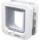 Trixie Drzwi dla kota z systemem identyfikującym SureFlap 4-Way, białe, 21x21 cm