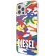Diesel DIESEL CLEAR CASE PRIDE CAMO AOP IPHONE XR WIELOBARWNY standard