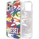 Diesel DIESEL CLEAR CASE PRIDE CAMO AOP IPHONE XR WIELOBARWNY standard