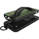 Diesel DIESEL HANDSTRAP CASE UTILITY TWILL IPHONE 12 MINI CZARNY/ZIELONY standard