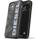 Diesel DIESEL MOULDED CASE BLEACHED DENIM IPHONE 12 MINI SZARY/BIAŁY standard