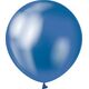 GoDan Balony chromowane Niebieskie, B&C, 13 cm, 20 szt.