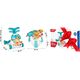 Ricokids Pchacz stolik edukacyjny 2w1 RK-810 biało-niebieski