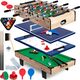 Neo-Sport Stół do gry multi, drewniany 4w1 80x43x30 cm (NS-800)