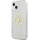 Guess Etui Guess GUHCP13SPCUGL4GTR Apple iPhone 13 mini transparent hard case Glitter 4G Big Logo