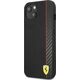 Ferrari Ferrari FESAXHCP13SBK iPhone 13 mini 5,4" czarny/black hardcase On Track Carbon Stripe