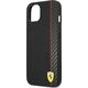Ferrari Ferrari FESAXHCP13SBK iPhone 13 mini 5,4" czarny/black hardcase On Track Carbon Stripe
