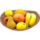 Qualy Miska drewniana mango na owoce i warzywa misa do serwowania dań sałatek dekoracyjna 30x27,5 cm 1,6 l