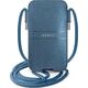 Guess Guess Torebka GUPHLPSASBBL 6,7" niebieski/blue Saffiano Strap