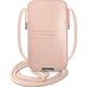 Guess Guess Torebka GUPHLPSASBPI 6,7" różowy/pink Saffiano Strap