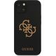 Guess Guess GUHCP13SLS4GGBK iPhone 13 mini 5,4" czarny/black hard case Silicone 4G Logo