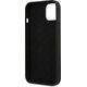 Guess Guess GUHCP13SLS4GGBK iPhone 13 mini 5,4" czarny/black hard case Silicone 4G Logo