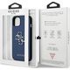 Guess Guess GUHCP13SSA4GSBL iPhone 13 mini 5,4" niebieski/blue hardcase Saffiano 4G Metal Logo