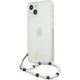 Guess Guess GUHCP13SKPSWH iPhone 13 mini 5,4" Transparent hardcase White Pearl