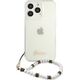 Guess Guess GUHCP13LKPSWH iPhone 13 Pro / 13 6,1" Transparent hardcase White Pearl