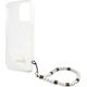 Guess Guess GUHCP13LKPSWH iPhone 13 Pro / 13 6,1" Transparent hardcase White Pearl