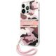 Guess Guess GUHCP13XKCABPI iPhone 13 Pro Max 6,7" różowy/pink hardcase Camo Strap Collection