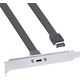 InLine InLine Slotblende USB Typ-C zu USB 3.1 Frontpanel Key-A intern, 0,3 m