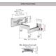 Uchwyt Barkan Barkan 7" - 12" Full Motion Wall & Cabinet Mount for Tablet T54 White
