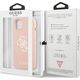 Guess Guess GUHCP13SLS4GWPI iPhone 13 mini 5,4" różowy/pink hard case Silicone 4G Logo