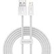 Kabel USB Baseus USB-A - Lightning 1 m Biały (BSU3009WHT)