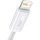 Kabel USB Baseus USB-A - Lightning 1 m Biały (BSU3009WHT)