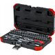 Gedore Gedore Red socket wrench set 1/4 SW4-14mm 46 pieces - 3300052
