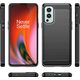 Hurtel Carbon Case elastyczne etui pokrowiec OnePlus Nord 2 5G czarny