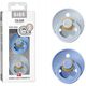 Bibs COLOUR 2-PACK SKY BLUE & BABY BLUE M Smoczekuspokajający, kauczuk Hevea
