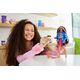 Lalka Barbie Mattel Extra Moda - Sportowa sukienka/Czarno-różowe włosy (GRN27/HDJ46)
