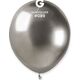 Gemar Balony chromowane Srebrne, AB50, 13 cm, 100 szt.