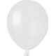 Gemar Balony metaliczne Perłowo-Białe, AM50, 13 cm, 100 szt