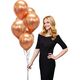 GoDan Balony chromowane Miedziane, B&C, 30 cm, 50 szt.