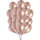 GoDan Balony metaliczne Różowo-Złote, B&C, 30 cm, 50 szt.