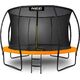 Trampolina ogrodowa Neo-Sport NS-12C201 z siatką wewnętrzną 12.5 FT 374 cm