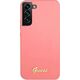 Guess Etui Guess GUHCS22MLSLMGFU Samsung Galaxy S22+ Plus fuksja/fuchsia hardcase Silicone Script Metal Logo