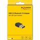 Adapter bluetooth Delock Bluetooth Stick USB2.0 V5.0 Class 2 DeLOCK Tiny Black