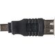 Adapter USB miniUSB - USB Czarny  (USB-W-MINI/USB-G)