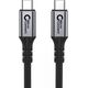 Kabel USB MicroConnect USB-C - USB-C 1.2 m Czarny (USB4CC1)