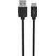 Kabel USB Ansmann USB-A - USB-C 1 m Czarny (456531)