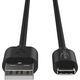 Kabel USB Ansmann USB-A - USB-C 1 m Czarny (456531)