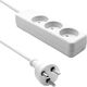 ProXtend Danish IT Power Strip 3-way 3 gniazda 6 m biała (KIT3-KIT06W)