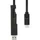 Kabel USB ProXtend USB-A + USB-C - USB-C 1 m Czarny (USBCWA-001)